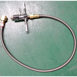 Tuyau en caoutchouc haute pression pour la livraison d'oxygène, transfert de gaz, vannes de bouteilles petites/grandes avec pont de serrage, manomètre - Product Image 2