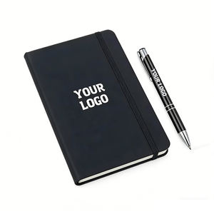 دفتر ملاحظات عالي الجودة من الجلد الصناعي A5 A6 كهدية ترويجية للأعمال، دفاتر مخصصة بالجملة مع طباعة الشعار، دفتر للكتابة - Product Image 1