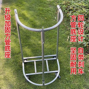 Máquina Ensacadora Móvil con Estructura de Acero, Relleno Manual, para Granos, Vegetales, Maíz, con Base Estable de Cuatro Ruedas - Product Image 4