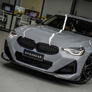 Frente de carbono seco para <span class=keywords><strong>BMW</strong></span> 2 Series <span class=keywords><strong>Coupe</strong></span> G42 M225i <span class=keywords><strong>240i</strong></span> MP estilo labio parachoques espada barbilla alerón ala divisor 2021 + - Product Image 6