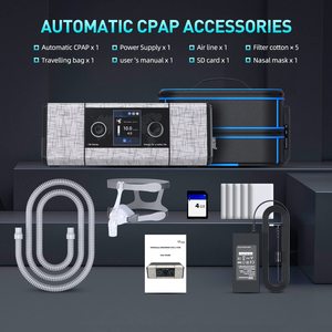 Ventilador Itsmart Vm-6 de un Solo Nivel, Máquina <span class=keywords><strong>CPAP</strong></span> Automática de Dos Niveles para el Tratamiento de la <span class=keywords><strong>Apnea</strong></span> <span class=keywords><strong>del</strong></span> <span class=keywords><strong>Sueño</strong></span> con <span class=keywords><strong>Mascarilla</strong></span> y Manguera - Product Image 2