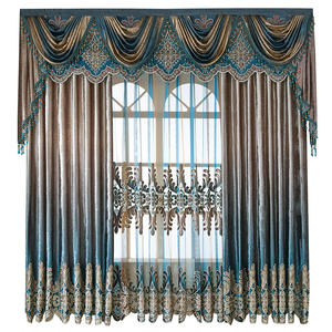 Meisi Mengsha Villa Salon Salle À Manger <span class=keywords><strong>Rideaux</strong></span> <span class=keywords><strong>Moderne</strong></span> Européen Nouveau Brodé Ombrage Tissu <span class=keywords><strong>Rideaux</strong></span> - Product Image 1