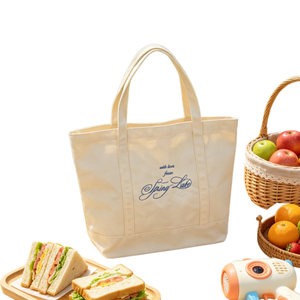 16 Ounce Heavy Duty <b>Canvas</b> <b>Tote</b> Bag Customized Cotton <b>Canvas</b> Shoulder Handbag Recycle Wedding <b>Tote</b> Gift Bag - Product Image 1