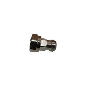 RF Adaptor N FEMALE TO 4.3-10 MALE ADAPTER Straight type with brass and low PIM