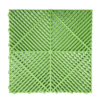 Carreaux de sol en plastique pour tapis de lavage de voiture 4S, grille de 18mm, emboîtement PP, PVC