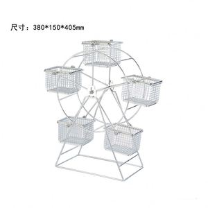 Nuevo Exhibidor Creativo de Aperitivos en Forma de Rueda de la Fortuna, Exhibidor de Postres de Múltiples Niveles para Papas Fritas y Pollo Frito - Product Image 4