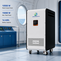 Système de stockage d'énergie solaire tout-en-un européen 10500W, batterie 16kWh, 15000W de pointe, entrée PV 11000W pour maison et entreprise
