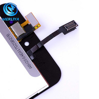 Untuk iPod Touch 4 Generasi ke-4 Layar LCD Touch Screen Digitizer Panel Depan Kaca Putih