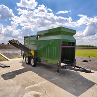 Trommel rotatif sans arbre à tambour, prix usine, machine de criblage électrique pour terre et compost