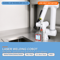 Robot de soudage collaboratif avec machine laser 1000W-3000W, portée FR5-FR30, cobot à montage inversé, acier inoxydable, aluminium, tôle fine