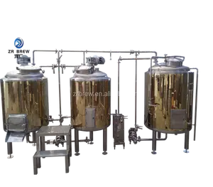 3BBL Complete Turnkey Beer Brewing System Micro Craft Beer Brewery Equipment Supplier