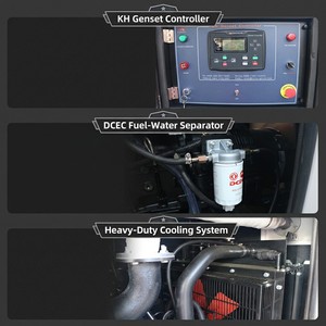 ผู้ผลิตเครื่องกำเนิดไฟฟ้าแบบเงียบ 10KVA 20KVA 30KVA 50KVA 60KVA 70KVA 80KVA 100KVA 200KVA 40KW สำหรับฟาร์ม รุ่น KH-40GF Super Silent Ty - Product Image 6