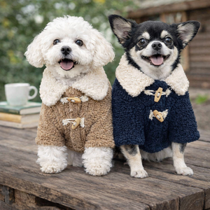 Casaco de Inverno para Cães e Gatos Pequenos, Hoodie de Algodão com Forro de Fleece, Jaqueta Quente - Product Image 1