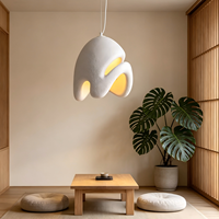Lámpara Colgante LED Ajustable de Estilo Retro Minimalista para Techo Alto, Dormitorio, Restaurante, Decoración del Hogar