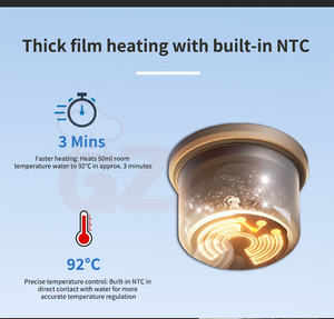 Machine à café expresso automatique portable <span class=keywords><strong>italienne</strong></span> 3 en 1 avec batterie 7500 mAh pour voiture, bureau, camping et utilisation en extérieur - Product Image 3