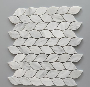 Leaf Marble <strong>Mosaic</strong>,Marble Leaf <strong>Mosaic</strong> Tile,Marble Leaf Shape <strong>Mosaic</strong> Tile Backsplash - Product Image 2