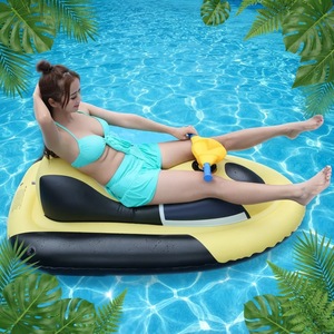 Bote Inflable Ligero y Plegable <span class=keywords><strong>de</strong></span> PVC, <span class=keywords><strong>Moto</strong></span> Acuática Inflable No Eléctrica para Adultos, para Entretenimiento Acuático en Hoteles y Resorts - Product Image 5