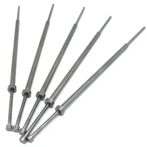 Injection Mould Ejector Pins Plastic Stepped Straight Ejector Pin Sleeve