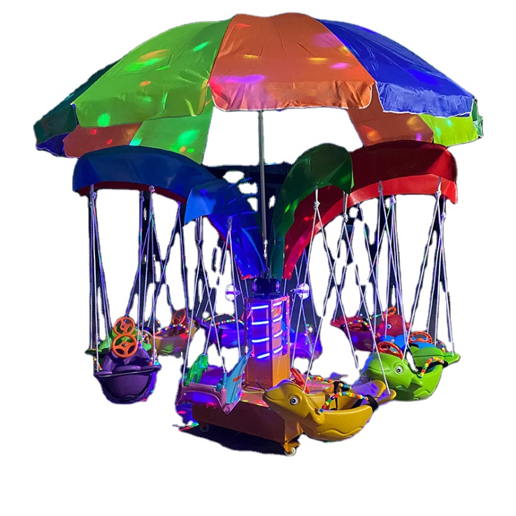 Gran oferta, parque de atracciones, paseo a caballo, carrusel musical para niños, columpio, pez, a la venta