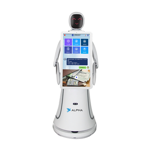 Nuevo Diseño, Robot de Servicio con IA ALPHA Amy, LDS Slam+VSLAM, Pantalla de 21.5 Pulgadas, Evitación Autónoma de Obstáculos, Carga Automática, 10h de Autonomía - Product Image 3