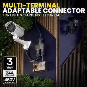 2 <span class=keywords><strong>P</strong></span> 3-poliger IP68-wasserdichter Stroma schluss Y Typ 3-poliger schrauben loser Schnell anschluss für Gartenkabel-Solarmodule mit Überwachungs kamera - Product Image 5