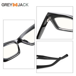 Gafas con Bloqueo de Luz Azul Grey Jack Square K048OP, Montura TR Extra Ancha, Gafas Ópticas para Mujer - Product Image 4