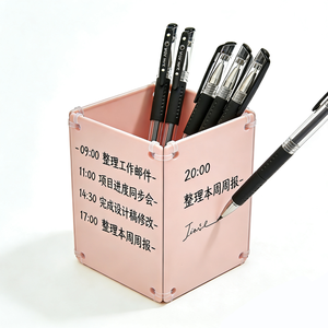 <span class=keywords><strong>Porte</strong></span>-stylos en silicone à assembler soi-même, organisateur de bureau empilable, boîte de rangement modulaire <span class=keywords><strong>pour</strong></span> fournitures de bureau et scolaires - Product Image 6