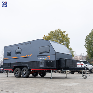 Remorque de camping hybride CAMPTRL avec lits en toile pliables, construction à coque rigide, légère et capable de rouler hors route - Product Image 6