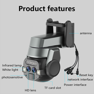 OEM Humaniod seguimiento 6MP 10X Hybrid Zoom Dual 3MP lente WiFi exterior PTZ Cámara <span class=keywords><strong>Carecam</strong></span> Pro Wireless WiFi cámaras de seguridad - Product Image 2