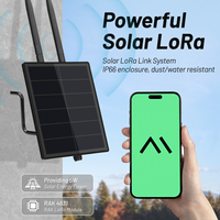 Nœud radio solaire Lora Mesh à faible puissance intégré dans le module Ble Rak19007 Rak4631 avec panneau solaire 24.3% efficace pour Iot Lorawan