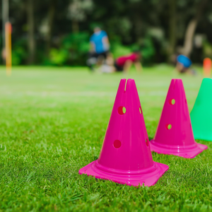 Training Cone 40 Cm With <b>Hole</b> On Top Fuchsia Agility Equipment - Product Image 3