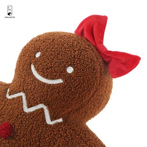 Décoration de Noël, adorable poupée en pain d'épices fille et garçon, décoration de Noël, <span class=keywords><strong>maison</strong></span> en pain d'épices, coussin décoratif - Product Image 5