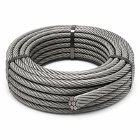 Câble de traction transparent 8*19 en acier pour ascenseur, idéal pour les bâtiments panoramiques et commerciaux