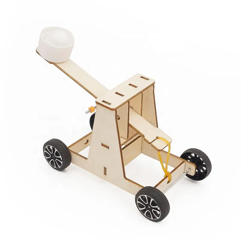 La scienza e la tecnologia piccolo FAI DA TE kit di apprendimento stelo catapulta giocattolo educativo
