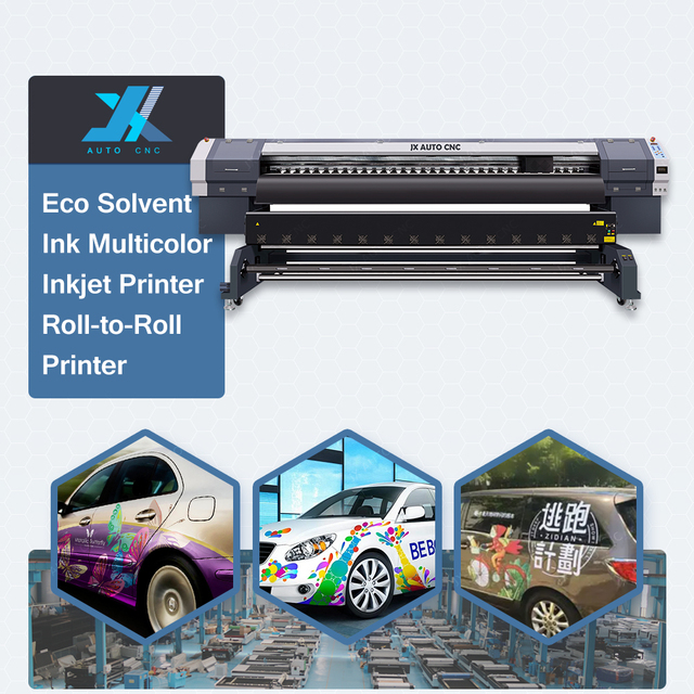 1.3/1.6/1.8/2.5/3.2m Eco-solvent Printer Inkjet Printer Digital Banner Sticker Vinyl Printing Machine Inkjet Plotter