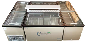 Congelador Horizontal, Congelador Tipo Isla, Refrigeración para <span class=keywords><strong>Supermercados</strong></span>, Isla de Refrigeración con Puerta Superior Abierta, Isla de Cocina, Refrigerador Comercial de Exhibición - Product Image 5