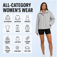 Manteau court matelassé personnalisé pour femme, 200g de rembourrage, col montant, gris chiné, fermeture éclair et boutons-pression, coupe ample, veste d'hiver pour femme