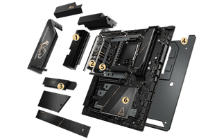 เมนบอร์ด MSI God of War MEG Z790 A-CE WIFI 7 DDR5 รุ่นใหม่ล่าสุด รองรับ CPU14700KF/14900K รองรับซีพียูรุ่นที่ 12/13/14 เมนบอร์ด Z790 - Product Image 3