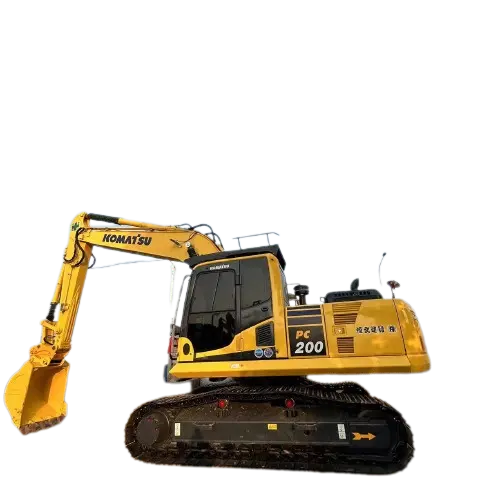 Iyi korunmuş 20 Ton stokta kullanılan Komatsu PC200 hidrolik ekskavatör