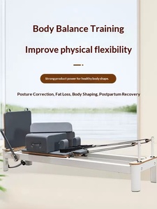 ProReach Pilates Core Bed Reformer Blanc |   Support réglable en alliage d'aluminium durable pour usage commercial et domestique, idéal pour studio de yoga et tutorat privé - Product Image 3