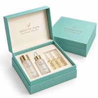 Boîte cadeau personnalisée en carton style livre avec couvercle rabattable pour produits de beauté, emballage écologique, fournisseur OEM
