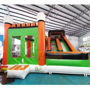 <b>Inflatable</b> bouncy castle commercial bounce house with slide combo jumpers for outdoor party and events - Product Image 1