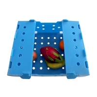 Vente directe du fabricant bac ondulé en PP personnalisé bac de cueillette de vêtements empilable bac de cueillette de fruits de stockage en entrepôt en plastique