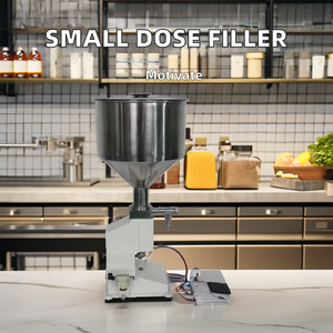 Máquina de llenado de brillo de labios A03, pistón líquido cosmético Manual 5-50ml 1000BPH,200BPH de Reyes - Product Image 5