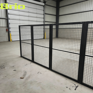 Cage de rangement compacte <span class=keywords><strong>Brio</strong></span> pour sous-sol, casier en treillis métallique sur mesure, compatible cadenas sécurisé, montage facile, idéal pour appartement - Product Image 2