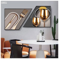 Peinture amovible idées de design d'intérieur salon décoration de la maison article art décoratif design mural moderne peinture murale suspendue