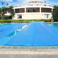 Outil et accessoire pour couverture de piscine amovible à rouleaux manuels en PE de Water Crown Factory, pour utilisation avec une couverture en film, Guangdong