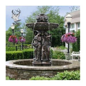 Fuente de agua grande de bronce antiguo para mujer, cabezal de León de bronce, para jardín, gran oferta, <span class=keywords><strong>nuevo</strong></span> diseño - Product Image 1