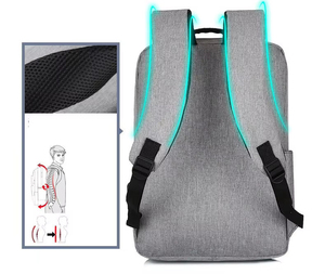 Sac à dos pour ordinateur portable personnalisé de haute qualité, avec compartiment USB, pour événements professionnels, cadeau promotionnel, sac à dos de <span class=keywords><strong>voyage</strong></span> pour hommes avec logo - Product Image 5