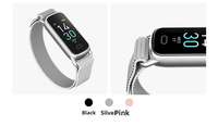 Bracelet intelligent GTL1-Main : Moniteur de fréquence cardiaque, podomètre, montre de sport légère, étanche, suivi du sommeil et de la santé, pour enfants (avec emballage)
